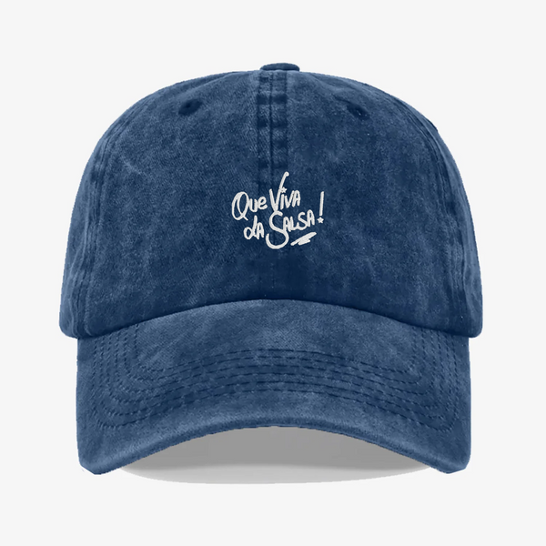 Gorra Prelavada - Que viva la salsa