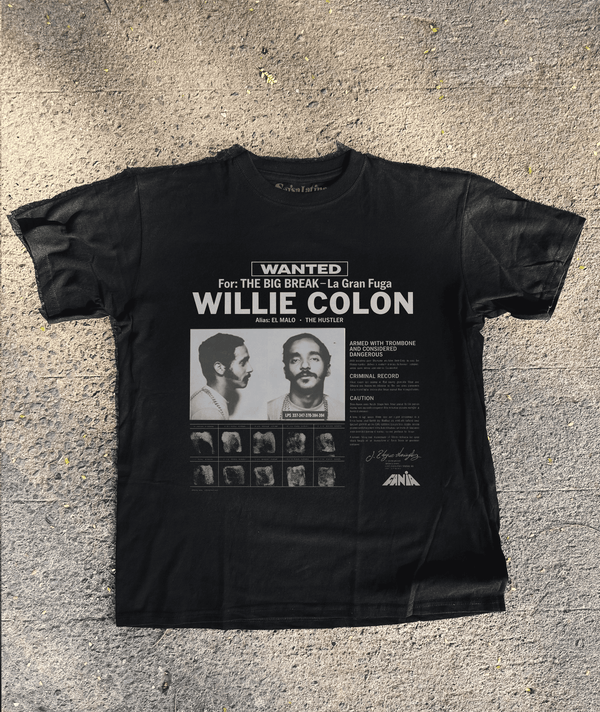 Edition Willie colon Black T-Shirt