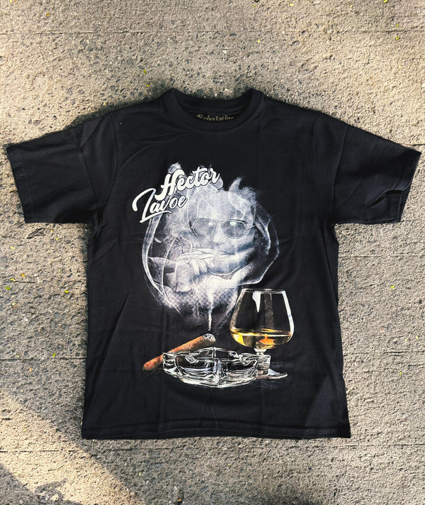 Hector Lavoe copa - Black T-Shirt