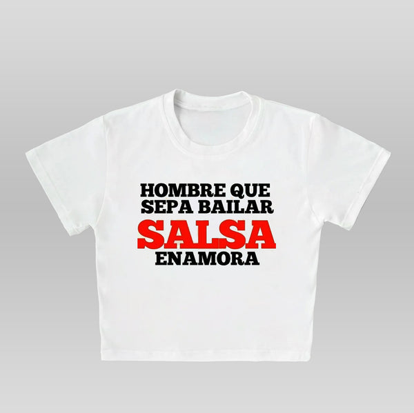 Hombre que sepa Bailar - BABY TEE/CROP TOP
