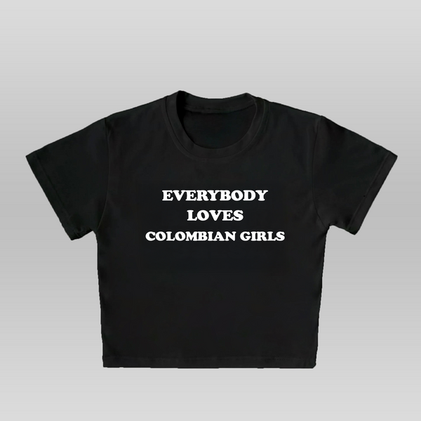 Colombian girls- BABY TEE/CROP TOP