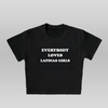 Latinas girls- BABY TEE/CROP TOP
