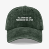 Gorra Prelavada - TU AMOR ES UN PERIODICO